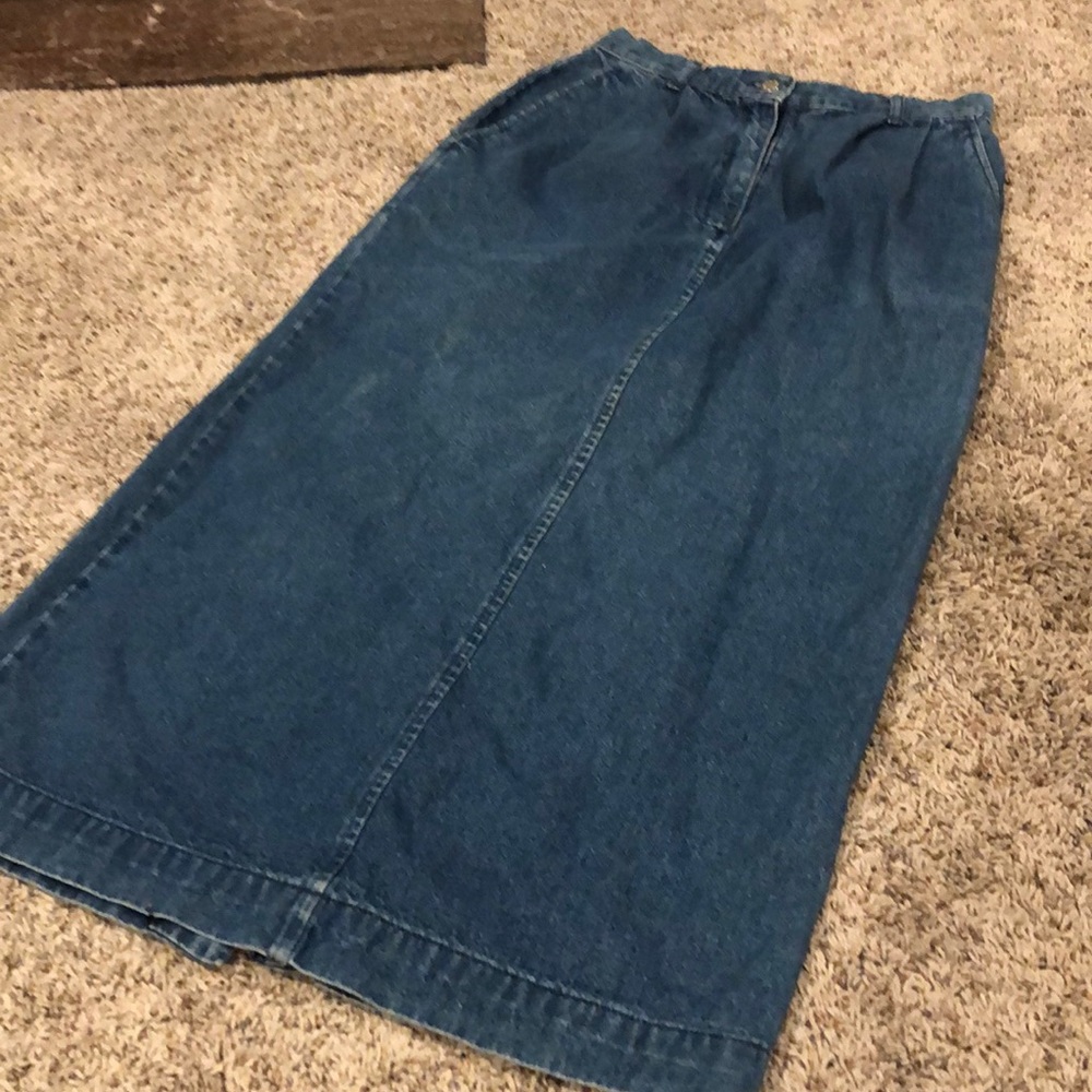 VINTAGE J. Crew jean skirt